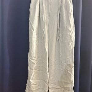 Club Monaco Cream Wide Leg Pants